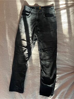 Carhartt Workwear Pants Black Worn Look